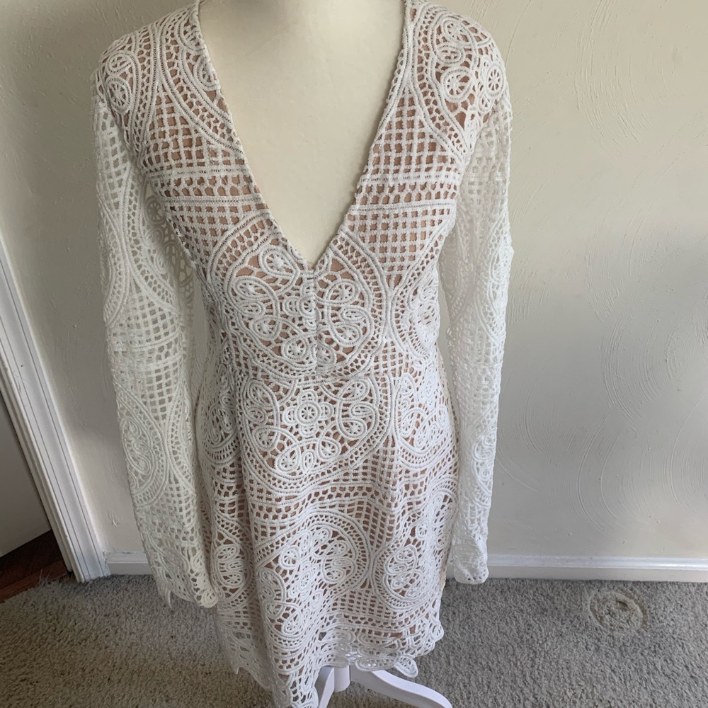 Short long sleeve bodycon dress NWT
